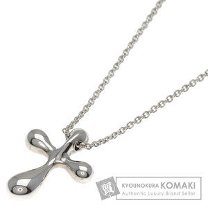 Tiffany Elsa Peretti Crossbody Necklace Silver